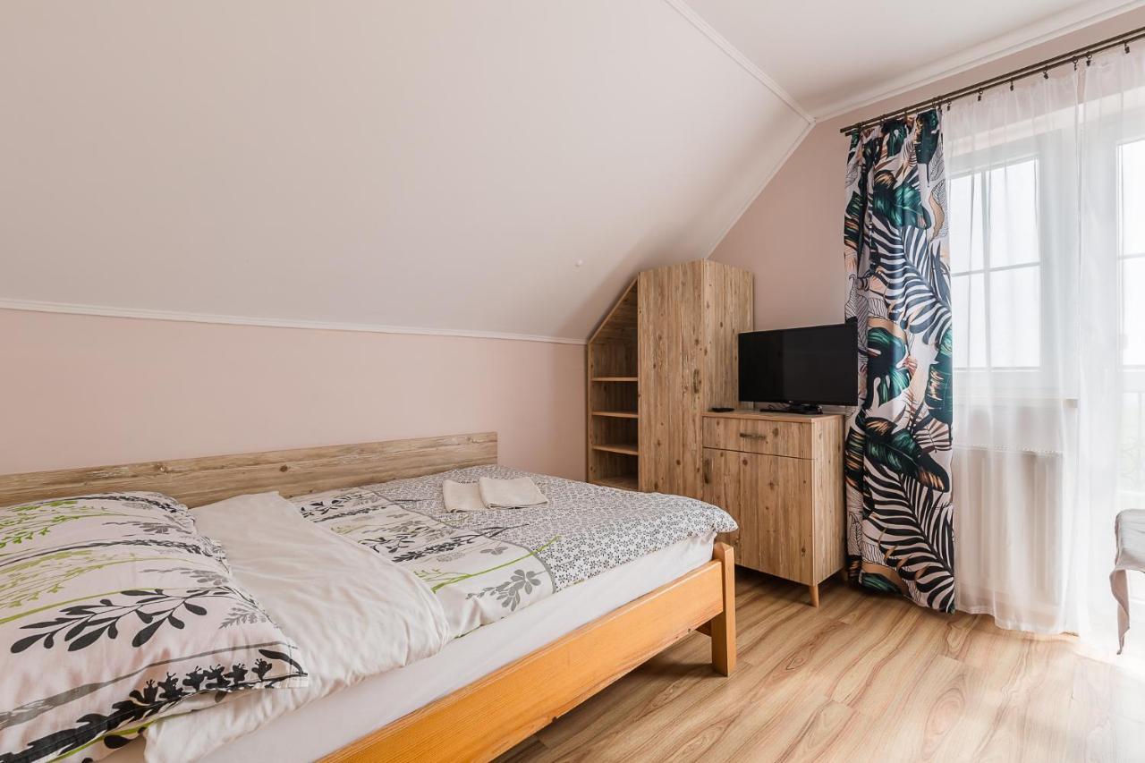 Willa Diana- z panoramą jeziora i gór w Polańczyku Exterior foto