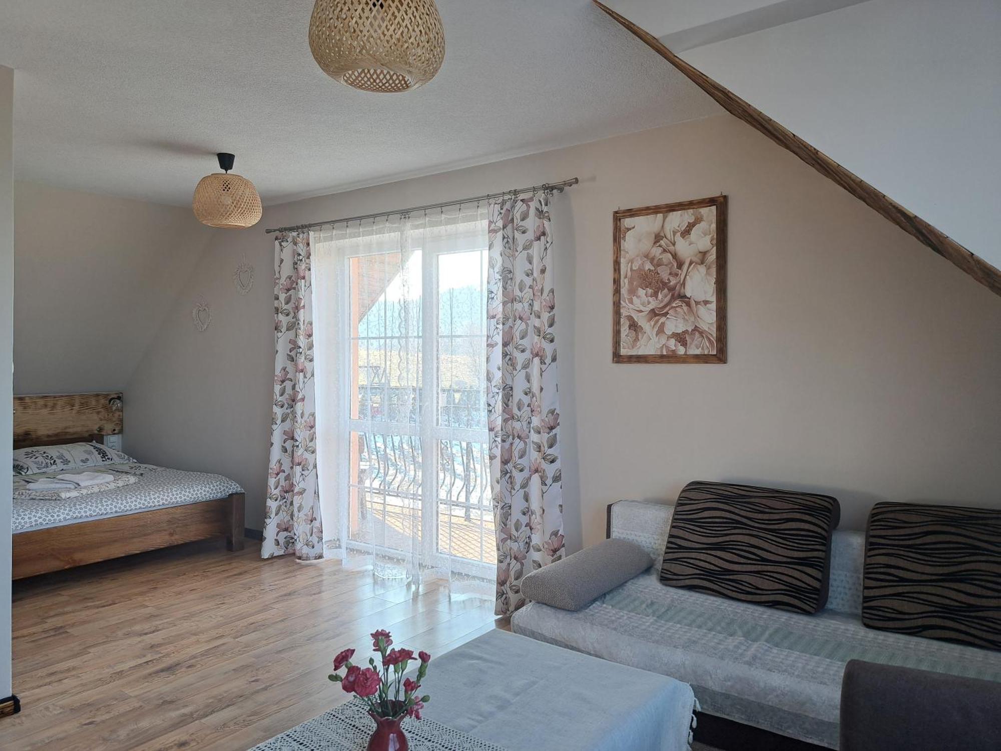 Willa Diana- z panoramą jeziora i gór w Polańczyku Exterior foto
