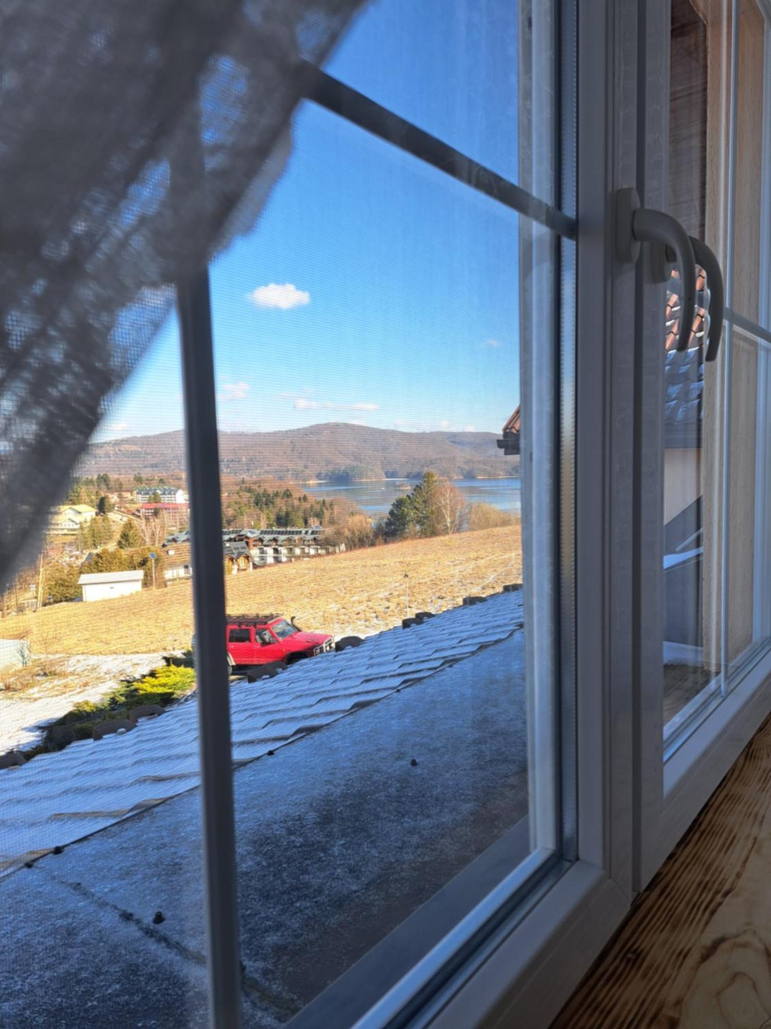 Willa Diana- z panoramą jeziora i gór w Polańczyku Exterior foto